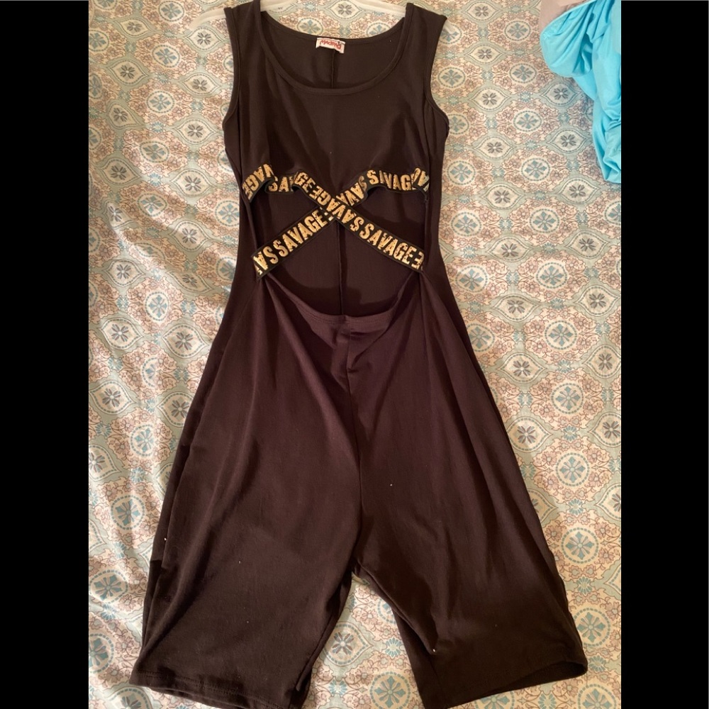 Black Savage romper